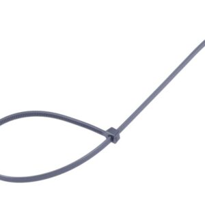 Nailoniniai kabelio tvirtinimo dirželiai 300x3.6 mm, silver, 100 vnt - Image 2