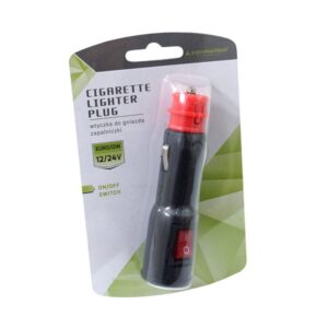 EURO / DIN plug with switch and fuse for 12/24V socket, max 15A - Image 2