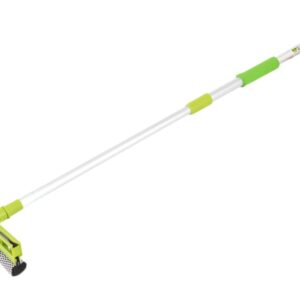 20 cm window cleaner with squeegee and aluminum telescopic handle 55-90 cm - Image 2