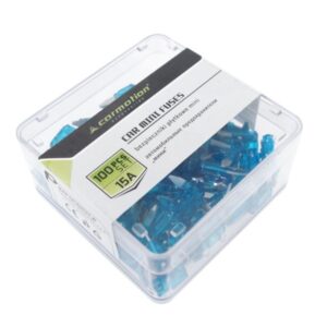 Blade saugikliai MINI 15A, 100 vnt