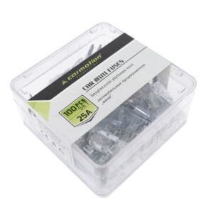 Blade saugikliai MINI 25A, 100 vnt