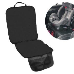 Child seat cover with organizer