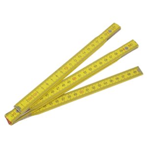 Folding wooden rule, 1 m - Image 2