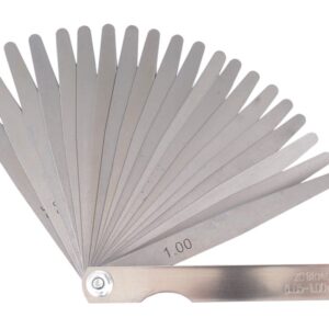 Feeler gauge 0.05-1.00mm, 20 sheets