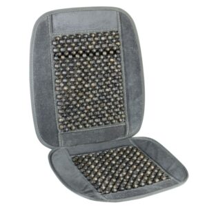 Automobilio sėdynės patiesalas trimmed with velor, gray