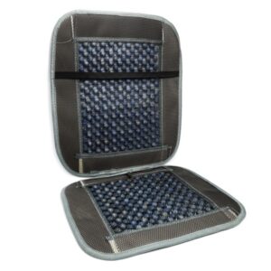 Automobilio sėdynės patiesalas trimmed with velor, gray - Image 3