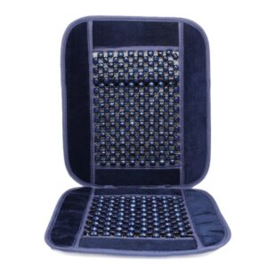 Automobilio sėdynės patiesalas trimmed with velor, navy blue - Image 2