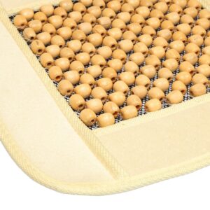 Automobilio sėdynės patiesalas trimmed with velor, beige - Image 4