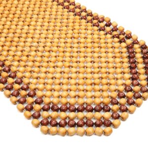 Automobilio sėdynės patiesalas, medis, beige and brown - Image 2