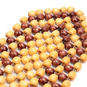 Automobilio sėdynės patiesalas, medis, beige and brown - Image 3