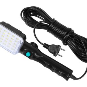 Workshop lamp 25 LED with magnet and hook, power supply 230V