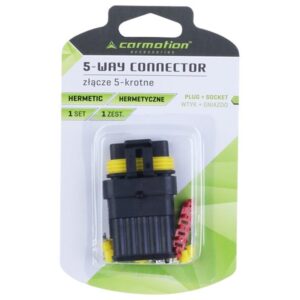 5-way hermetic connector, plug + socket - Image 2