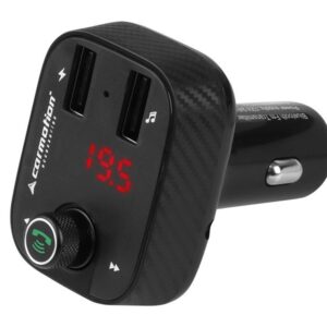 FM LED transmitter + HandsFree + 8-30V voltmeter + 2x USB 3.4A charger