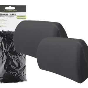 Headrest covers, graphite, 2 pcs - Image 3