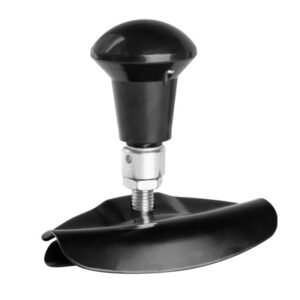 Steering wheel knob, foldable, black