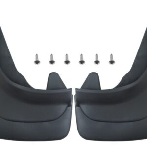 Universal mud flaps, 32x22cm, black, 2 pcs - Image 1