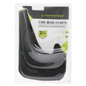 Universal mud flaps, 32x22cm, black, 2 pcs - Image 2