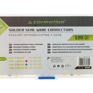 Heat shrink tubing with tin, 4 sizes, 120 pcs. - Image 2