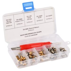 Air conditioner valves with key, 41-pcs set