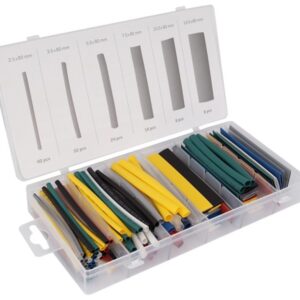 Insulating heat shrink tubings, 128 pcs