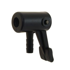 Wheel inflation nozzle for 6 mm hose, plastic