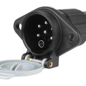 Socket 7 PIN, for trailer, 24V, type S, plastic