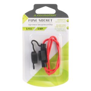 MINI LOW PROFILE saugiklis holder, hermetic, cable 30cm, 1.8 mm² - Image 2