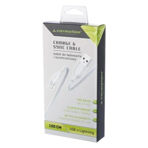 Įkrovimo ir sinchronizavimo laidas 100 cm, USB> Lightning - Image 2