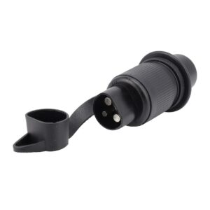 Plastic 3-pin trailer plug