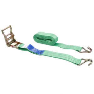 Ratchet tie down strap, 50 mm, max 2000 kg, 6 m