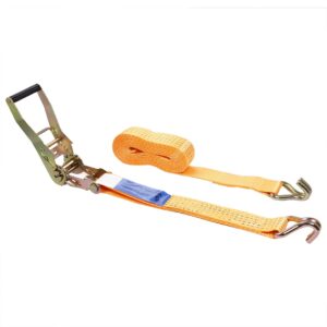 Ratchet tie down strap, 50 mm, max 5000 kg, 6 m