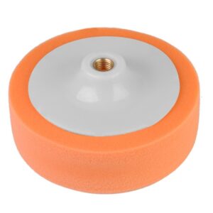 Poliravimo kempinė 150 mm x 45 mm, thread M14, orange