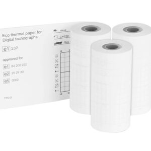 Digital tachograph paper, 3 rolls of 8 m (35704)