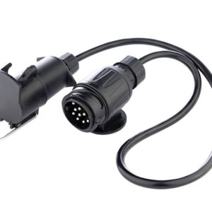 13/7 PIN 12V trailer adapter with 0.75 m cable