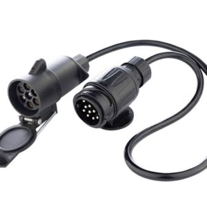 13/7 PIN 12V trailer adapter with 0.75 m cable - Image 2