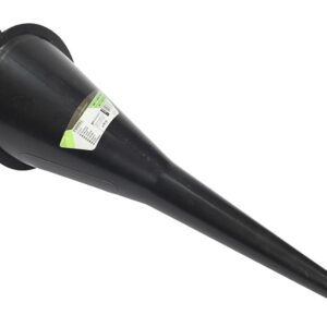 Piltuvas for consumables, angled, 80 mm bowl