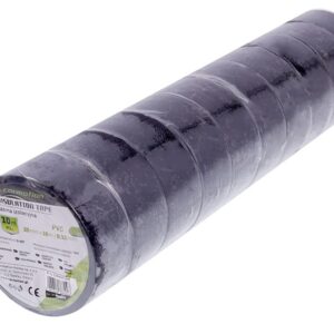 Insulating tape PVC 0.15mm x 25mm x 10m, black, 1 pc. - Image 2