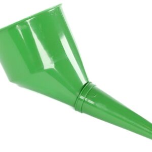 Oblique plastic piltuvas, without handle, 13 cm bowl