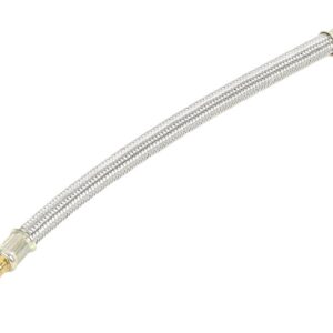 Twin wheel inflation extension, 250 mm, metal braided