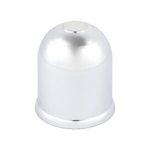 Hitch ball cover, chrome plated