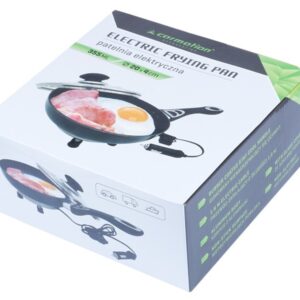 Automobilinė kelioninė elektrinė keptuvė 200 mm, 24V 250W su dangčiu - Image 4