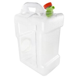 Vandens kanistras 12L with plastic valve, transparent - Image 2