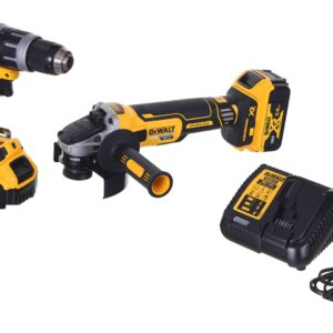 COMBO rinkinys 18V DCD796, DCG405 + 2x5,0Ah DCK208