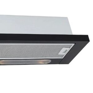 Elica Elite 14 LUX 60 BL Pusiau įmontuojamas (ištraukiamas) Juoda 368 m³/h