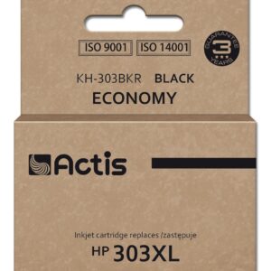 Actis KH-303BKR rašalas HP spausdintuvui, pakaitinis HP 303XL T6N04AE; Premium; 20 ml; 600 puslapių; juodas