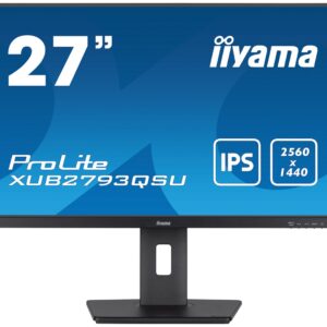 iiyama XUB2793QSU-B7 kompiuterio monitorius 68,6 cm (27") 2560 x 1140 pikseliai Wide Quad HD LED Juoda