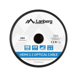 LANBERG HDMI KABELIS LANBERG HDMI KABELIS M/M V2.1 10 M OPTINIS AOC JUODAS - Image 2