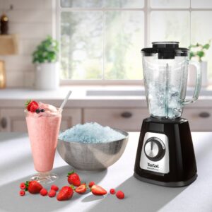 Tefal BlendForce II BL4358 trintuvas 1,25 L Pastatomas trintuvas 800 W Juoda, Šlifuotas plienas
