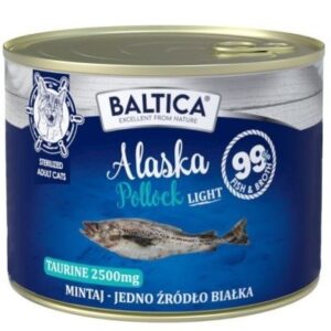 BALTICA Excellent Monoprotein Pollock Light  - šlapias kačių maistas - 185g - Image 1