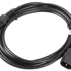 Lanberg CA-C13E-11CC-0030-BK maitinimo kabelis Juoda 3 m C13 šakotuvas C14 šakotuvas - Image 2